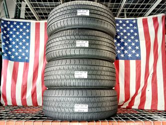 ✔️ Set of 4 Used Tires P255/60R18 GOODYEAR EAGLE HIGH PERFORMANCE 255 60 18