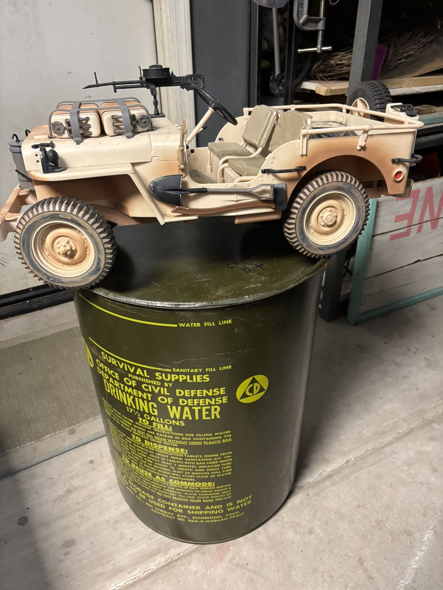 Hasbro Gi Gi Joe Jeep And Trailer Hasbro GI Joe Willys Jeep 1/6th