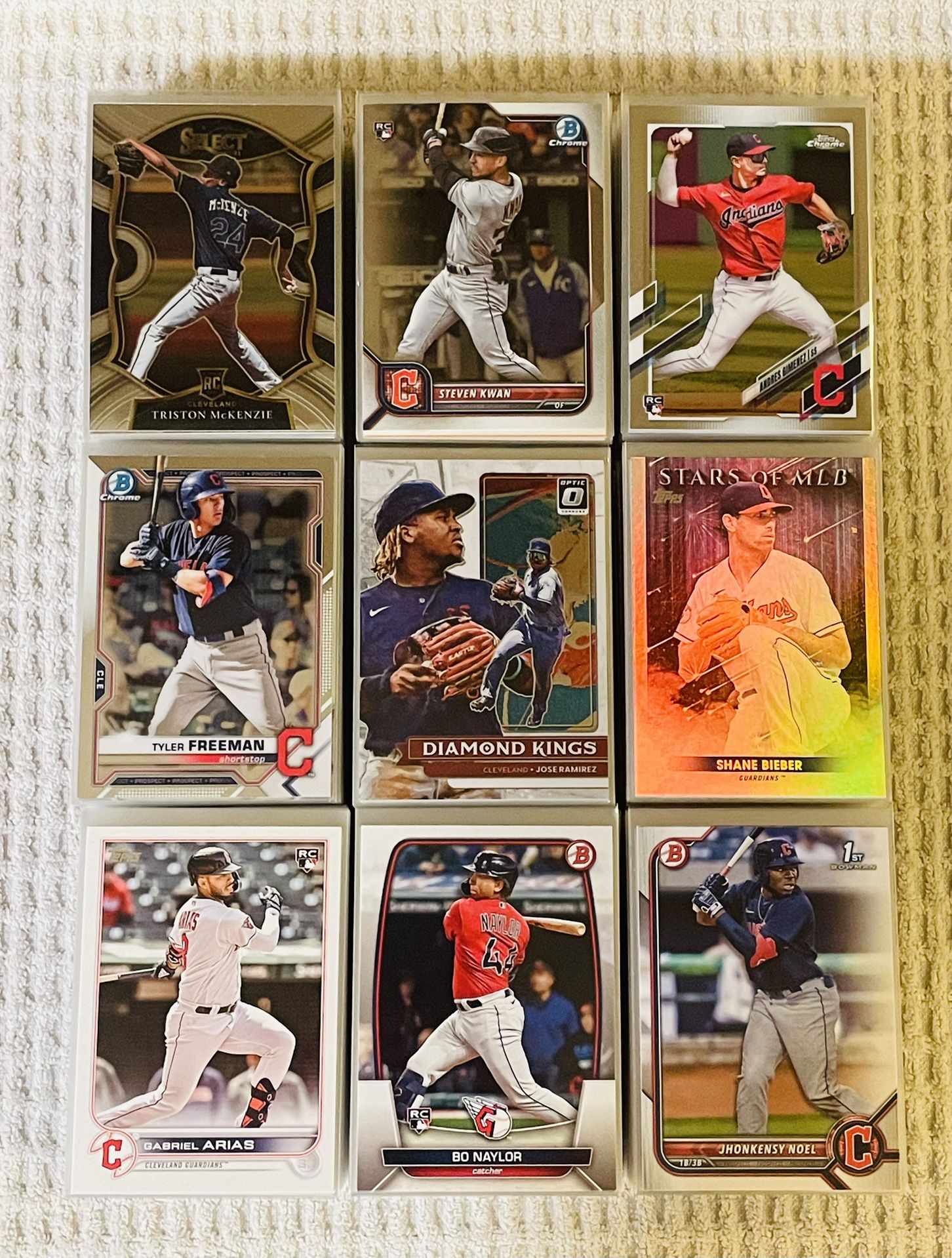 Cleveland Guardians 480 Card Baseball Lot!