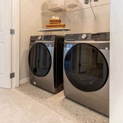 Samsung Steam Washer And Dryer Set 