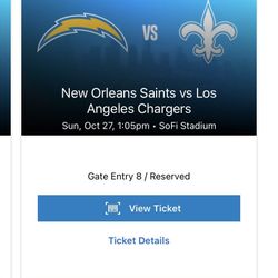 Chargers Tickets