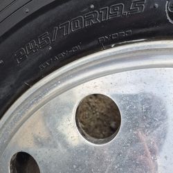 CALL STEVE (contact info removed).    8 Rims and Tires 245/70R/19.5