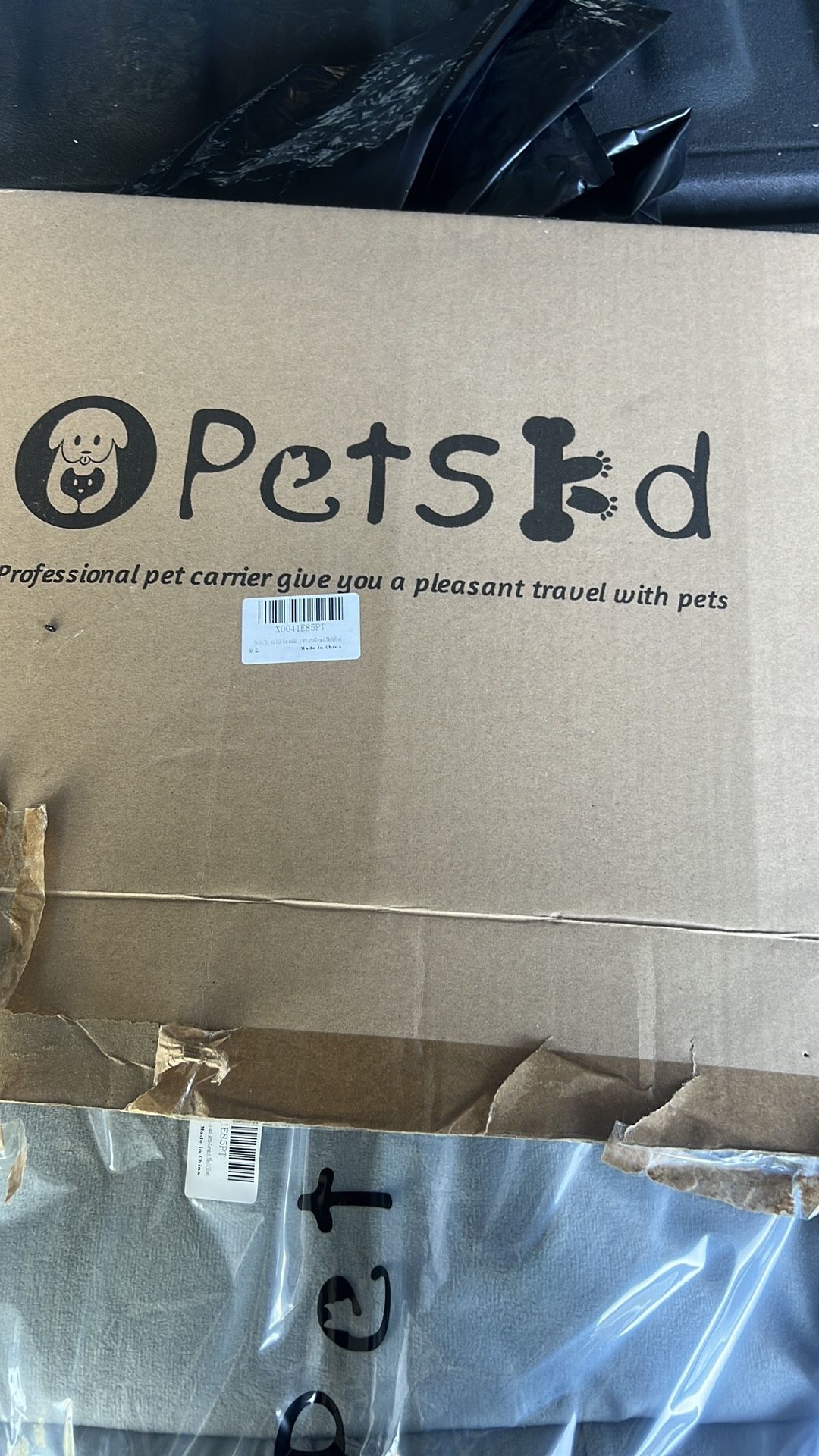 Blue And New Pet Carrier