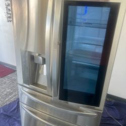 LG 4 Door Refrigerator With Warranty Cash Price $799 Only Today