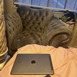 Cute  Studded Chair And Couch Set