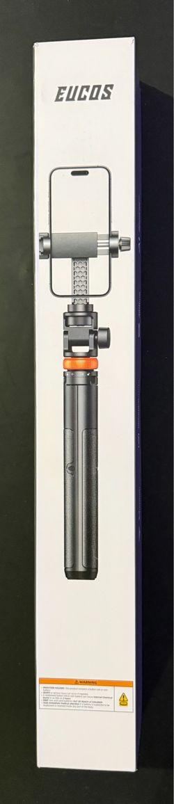 EUCOS 62" Phone Tripod, Tripod for iPhone & Selfie Stick with Remote, Extendable Cell Phone Stand & Ultimate Phone Holder
