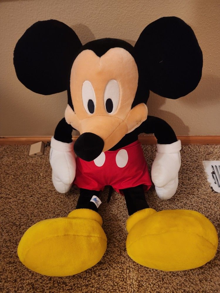 Mickey Mouse Stuffed Animal (Larger Size)