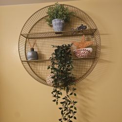 Round Metal Shelf