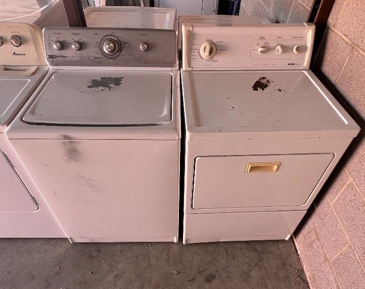 Maytag Washer And Kenmore Electric Dryer