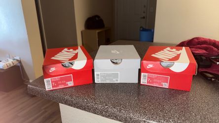 3 PAIRS OF SHOES