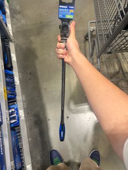 Kobalt 1/2-in Long Handle Flex-Head Ratchet