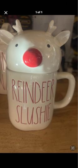 RAE DUNN Reindeer Slushie Mug