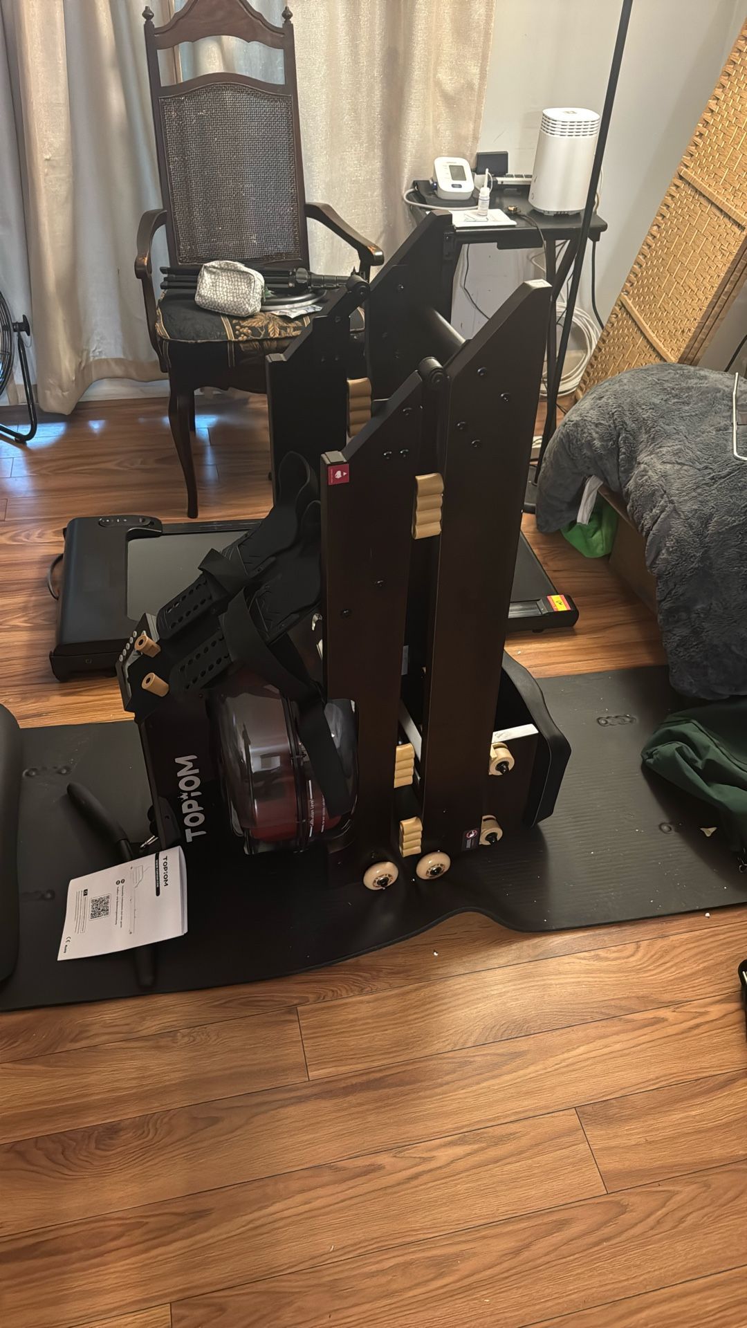 Workout rowing machine