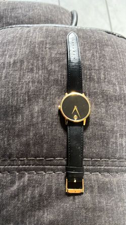 Genuine leather Movado watch