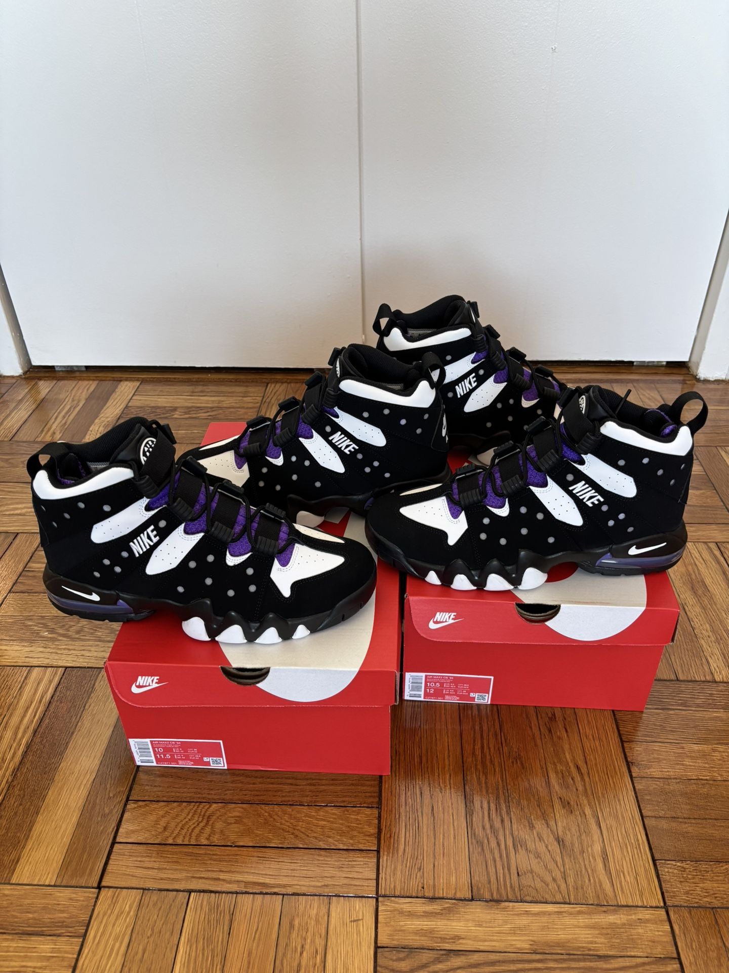 Nike Air Max 2 Charles Barkley 94 OG Black/Purple Size 10 & 10.5