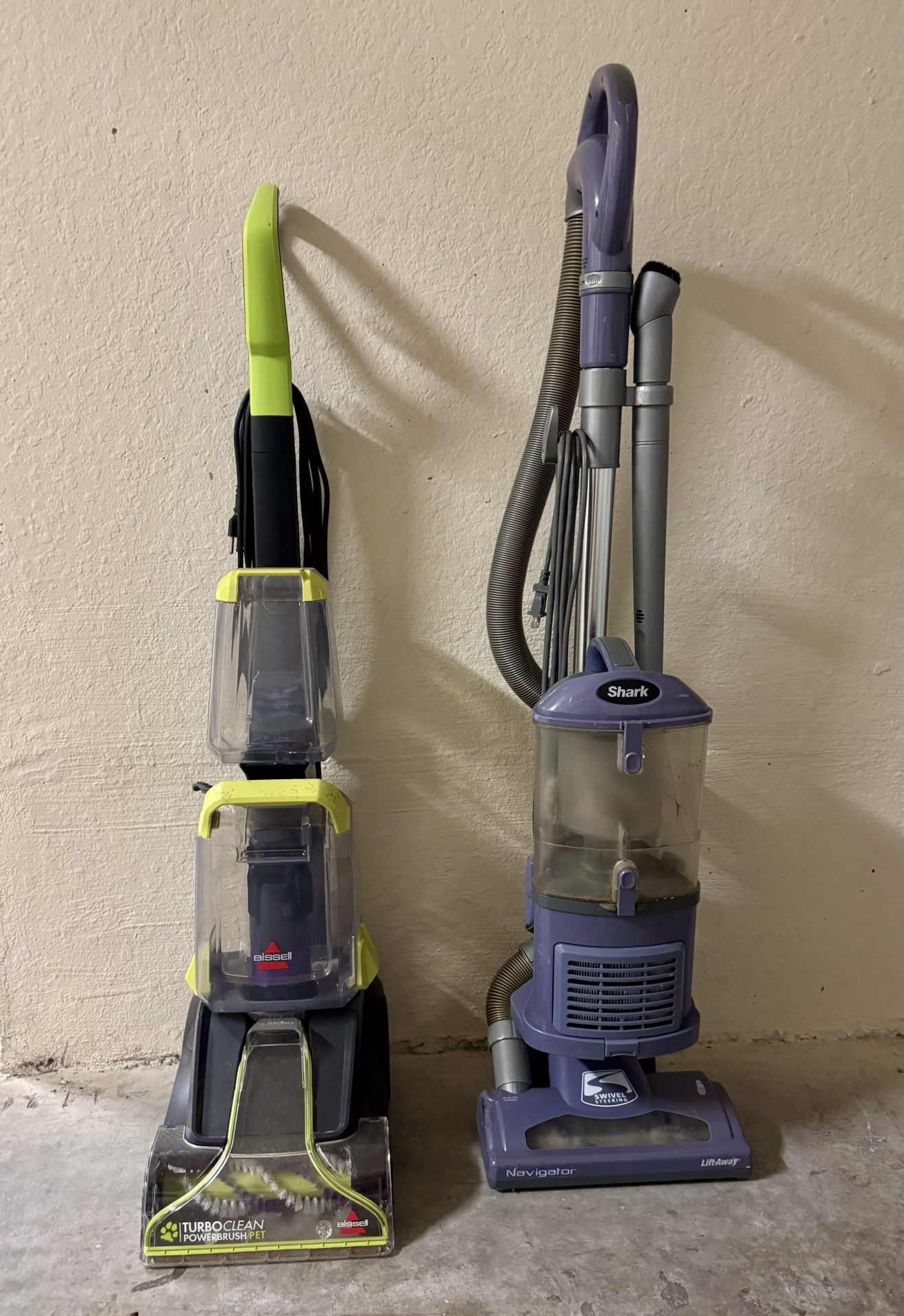 Shark Vacuum & Bissell Carpet Cleaner