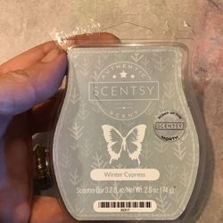 Scentsy Authentic Scent Winter Cypress Scent Of The Month Wax Bar -NEW
