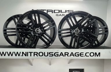 21" Mercedes OEM Factory GLS350 GLS450 Wheels New Black Powdercoat Finish 229F