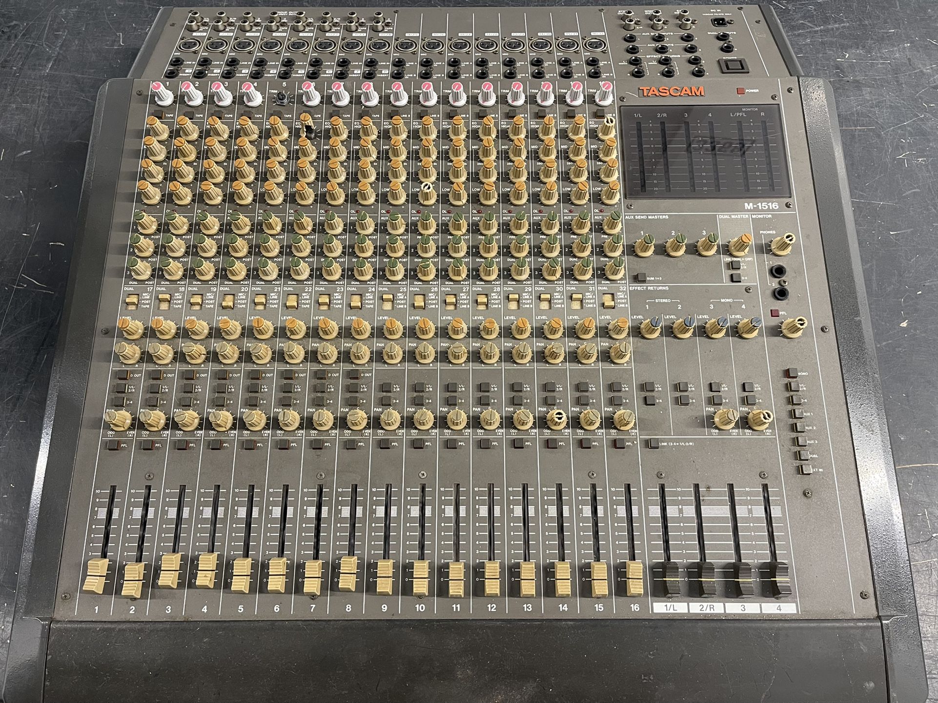 Tascam 16 Channel Audio Mixer Live Or Studio