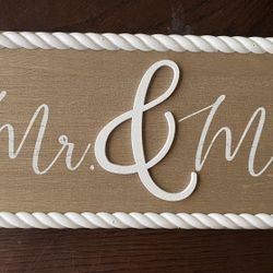 Wedding Sign - Mr & Mrs - For Pickup Only