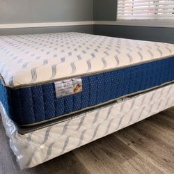 Full Size Supreme Orthopedic Mattress And Boxspring 