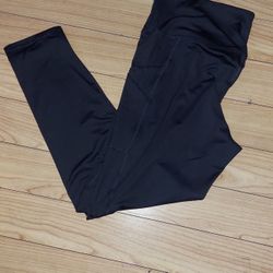 Black Skinny Leggings Sporty Workout