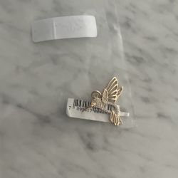 18k Laminated Gold (lifetime Warranty) Hummingbird Pendant