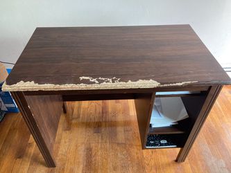 BRUSALI Desk, brown, 35 3/8x20 1/2 - IKEA