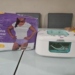 Pañales De Mujer Nuevos Y Calentador De Wipes 