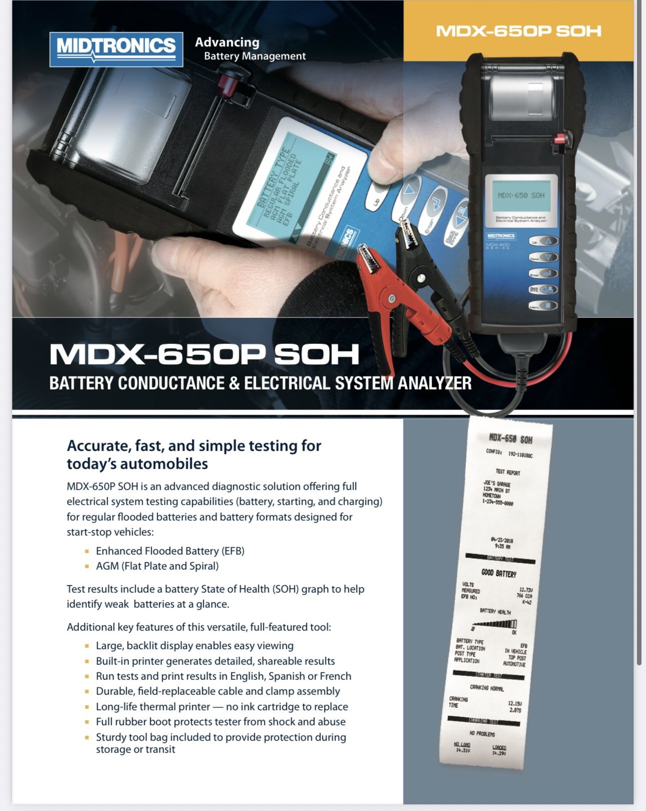 Battery Management Midtronics