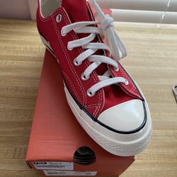 Red Chuck Taylor Converse Size 7.5M/9.5W