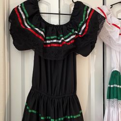 Girls Mexican Style Dresses Size 12 And 14