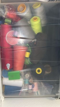 Bin of thread