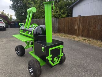 Custom 120gal reverse flow smoker