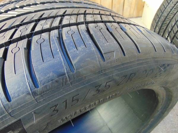 2 New 315 35 20 Michelin Pilot Sport All Season4 Tires 110Y XL *Date 2023*