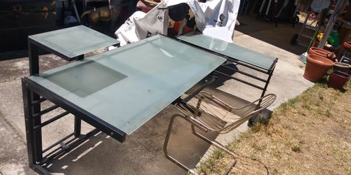 GLASS DESK