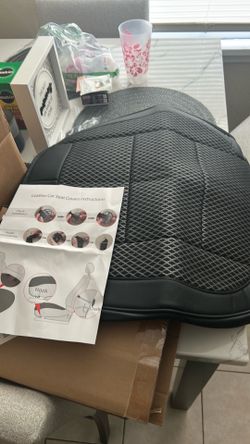 Leather seat cover