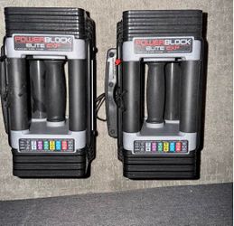 PowerBlock Elite EXP Adjustable Dumbbells Pair