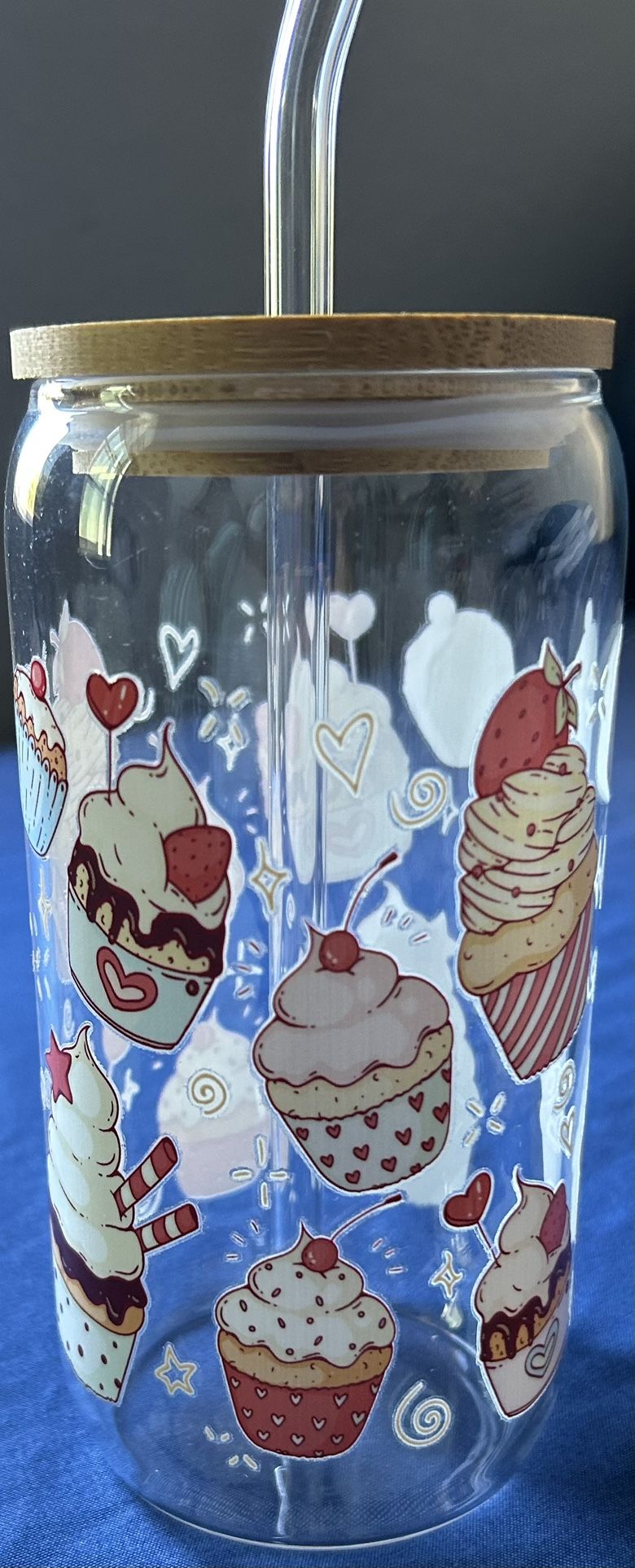 16 Oz Glass Cup