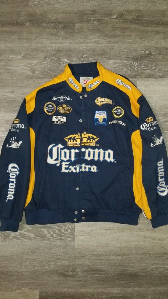 Calhoun Sportswear Corona Extra Nascar Style Jacket Size 3XL