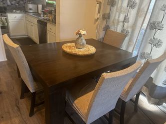 Extendable Dining Table Coffee Brown 