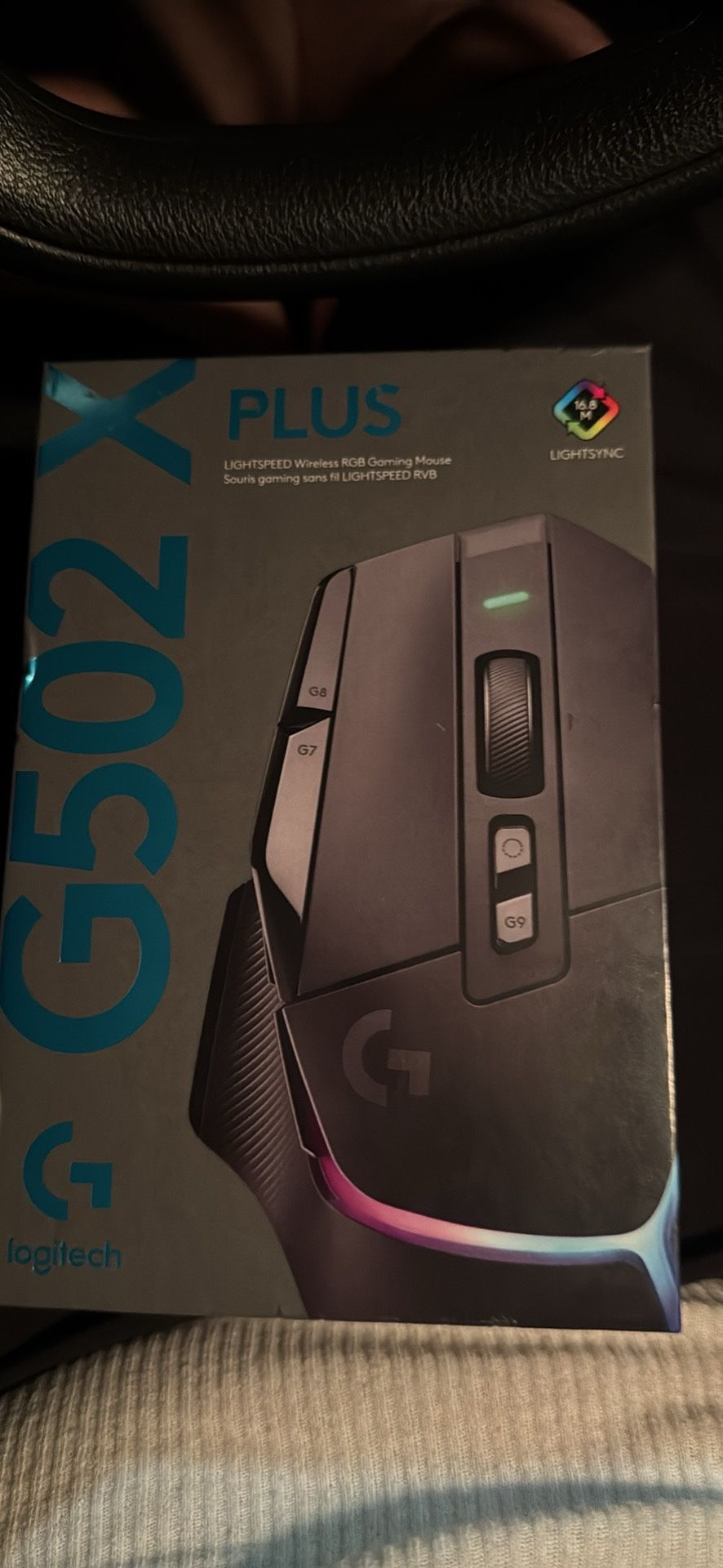 G502X plus gaming mouse