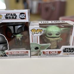 Funko Pop! Star Wars Mandalorian #402 & #368