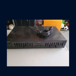 SONY SEQ-210  (1984) Vintage Stereo Equalizer. 
The device turns on but is sold as is. 