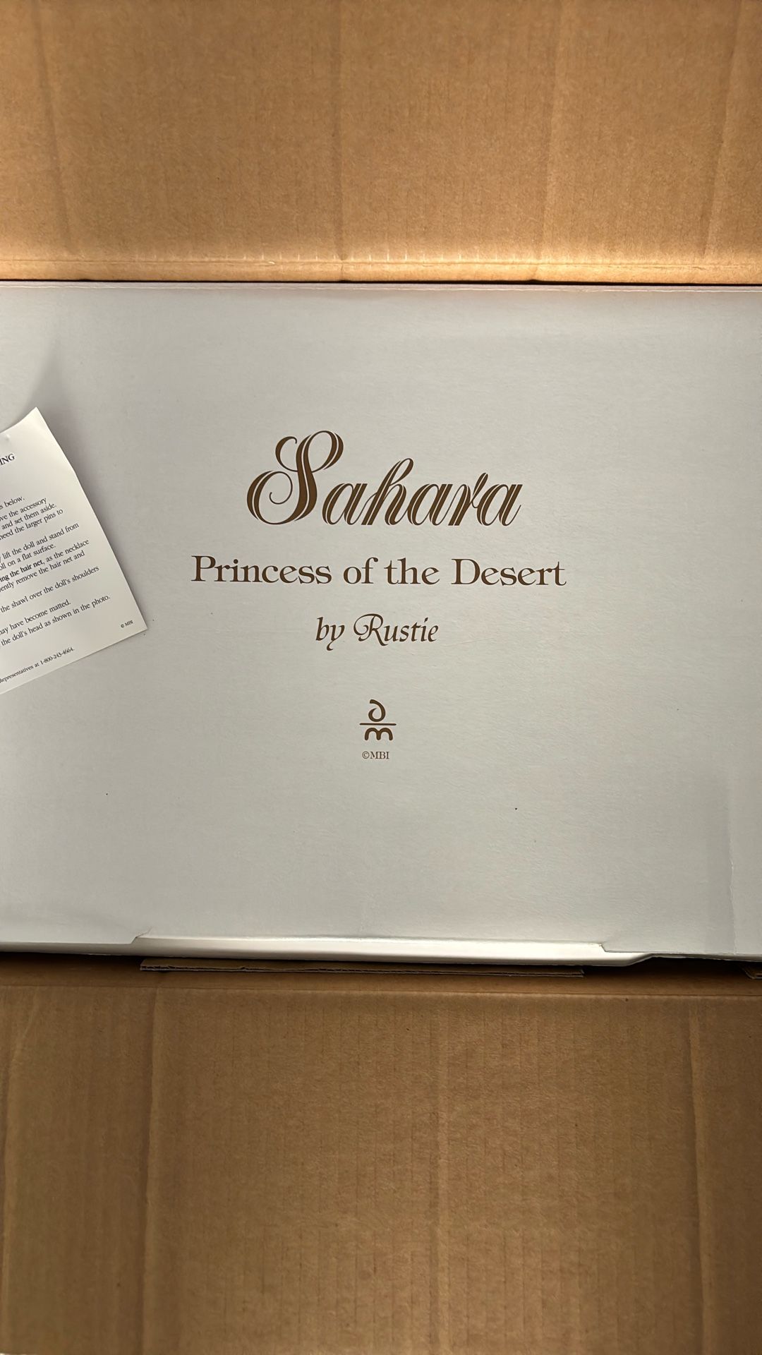 27” Beautiful Porcelain Doll By Sahara