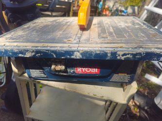 Prices firm.. Ryobi 7-in electric tile saw