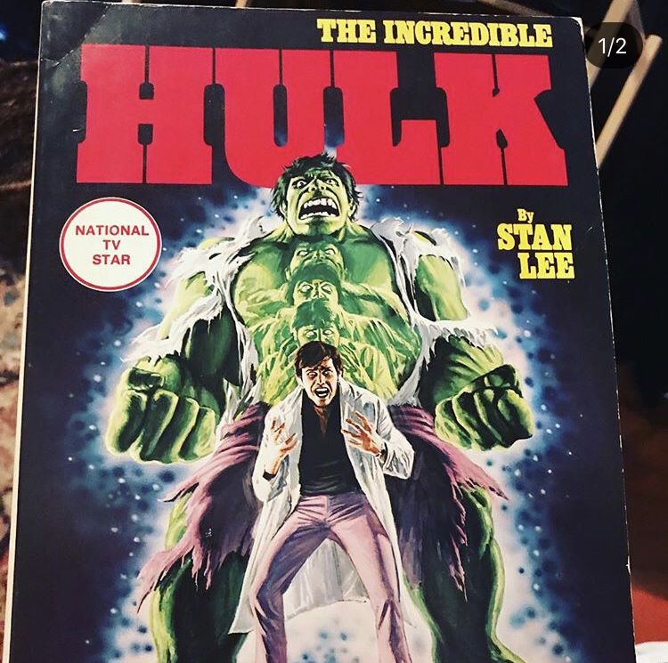 Vintage First printing of The Incredible Hulk fireside book