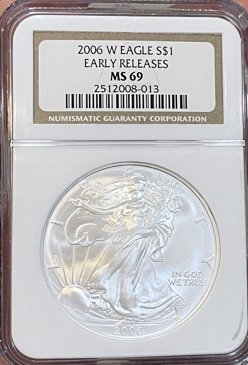 2006 W SILVER AMERICAN EAGLE π¦
Early Releases MS 69