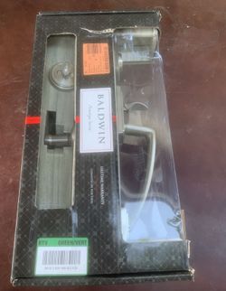 Baldwin door lock with handle