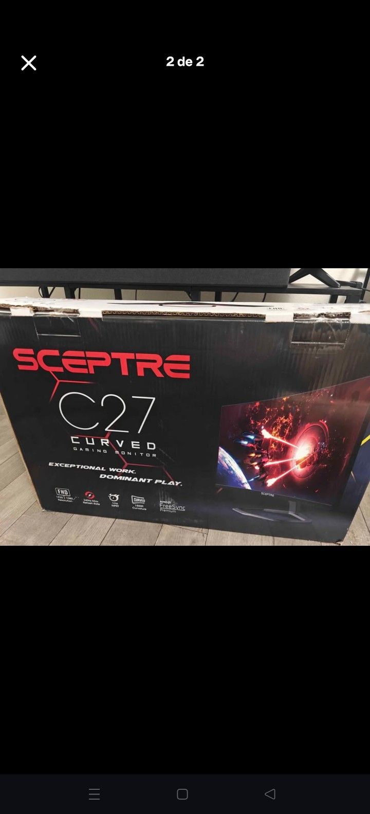 Monitor Sceptre 240 Hz Curved